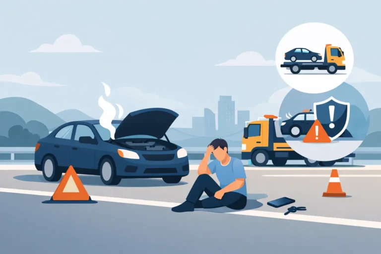 Read more about the article 汽車拋錨無法發動怎麼辦？安全處理與拖吊判斷流程