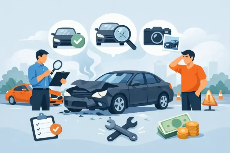 Read more about the article 事故車收購估價怎麼看？先確認7個現場細節避免多花冤枉錢