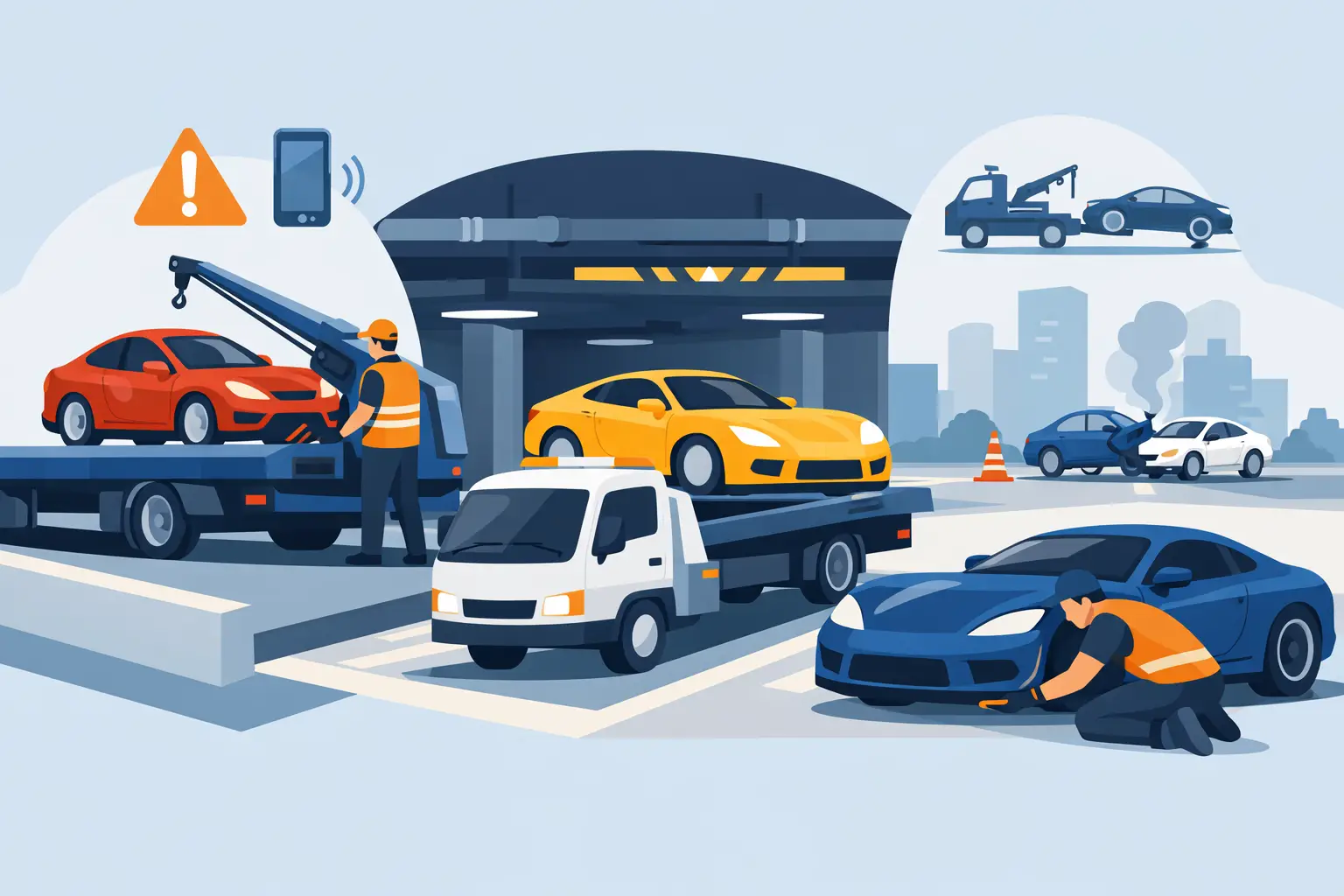 Read more about the article 桃園汽車拖吊服務怎樣叫才快？故障事故、地下室與低底盤車的通報重點與派車流程一次說清楚