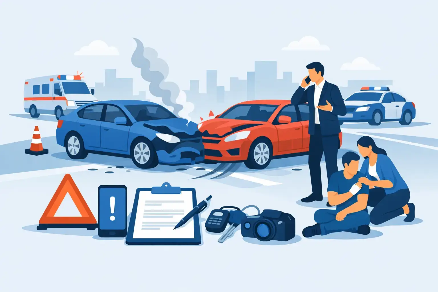 You are currently viewing 車禍現場車輛保全步驟 事故後先做這8件事