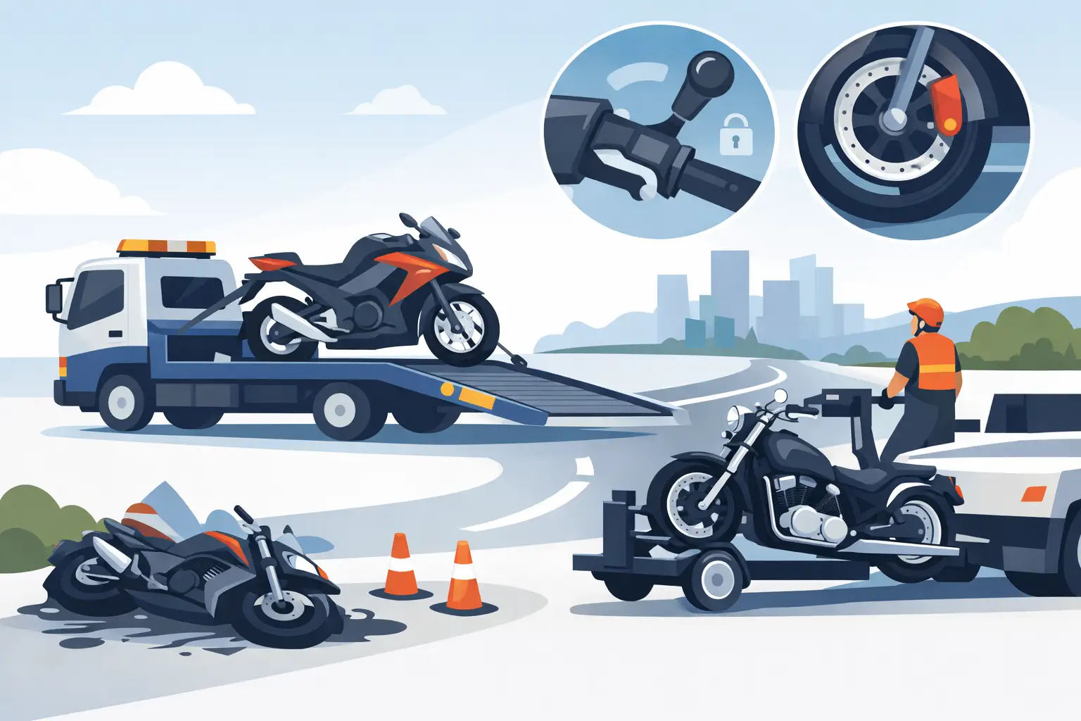Read more about the article 重機道路救援怎麼拖才安全？輪胎卡死、無法空檔、低底盤與事故車的正確拖運判斷重點說明