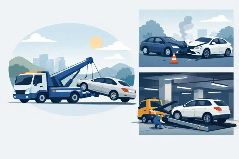 Read more about the article 汽車拖吊怎樣叫才不傷車？故障、事故與地下室救援實務