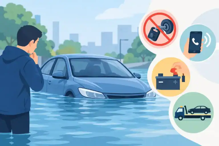 Read more about the article 車輛泡水後救援處理指南：別發動，先這樣做